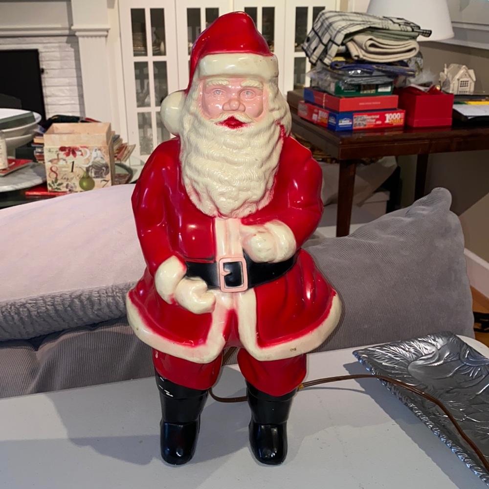 Vintage Plastic Santa Claus